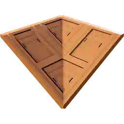 In-game icon for Tilted Concave Wall (4 m)