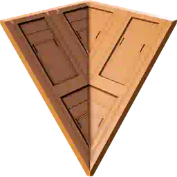 In-game icon for Tilted Concave Wall (8 m)